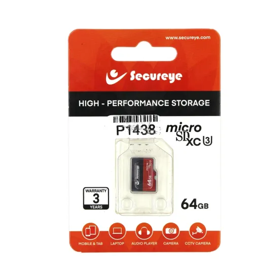 Secureye  64GB Micro SD Card