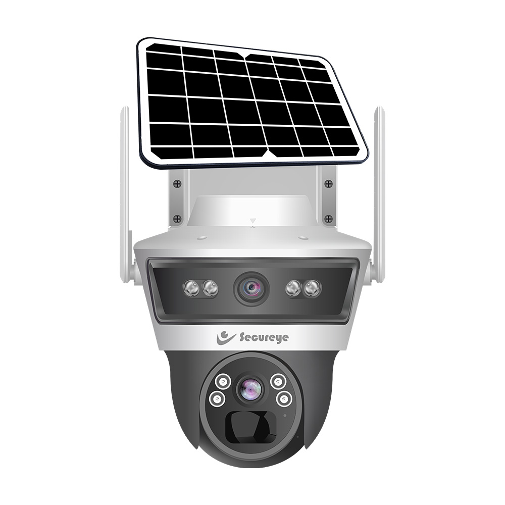 Secureye 3Mp+3Mp 4G Solar Linkage Defender Duo Solaris Camera 