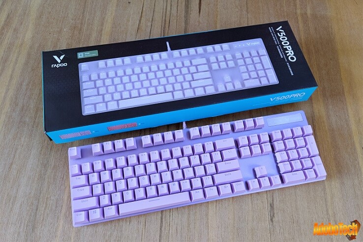 Rapoo Keyboard Mechanical RGB USB White (V500PRO)
