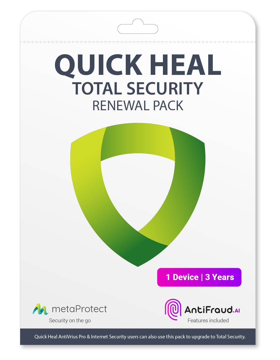 Quick Heal Pro Renewal 1User 3Year (LS1UP)