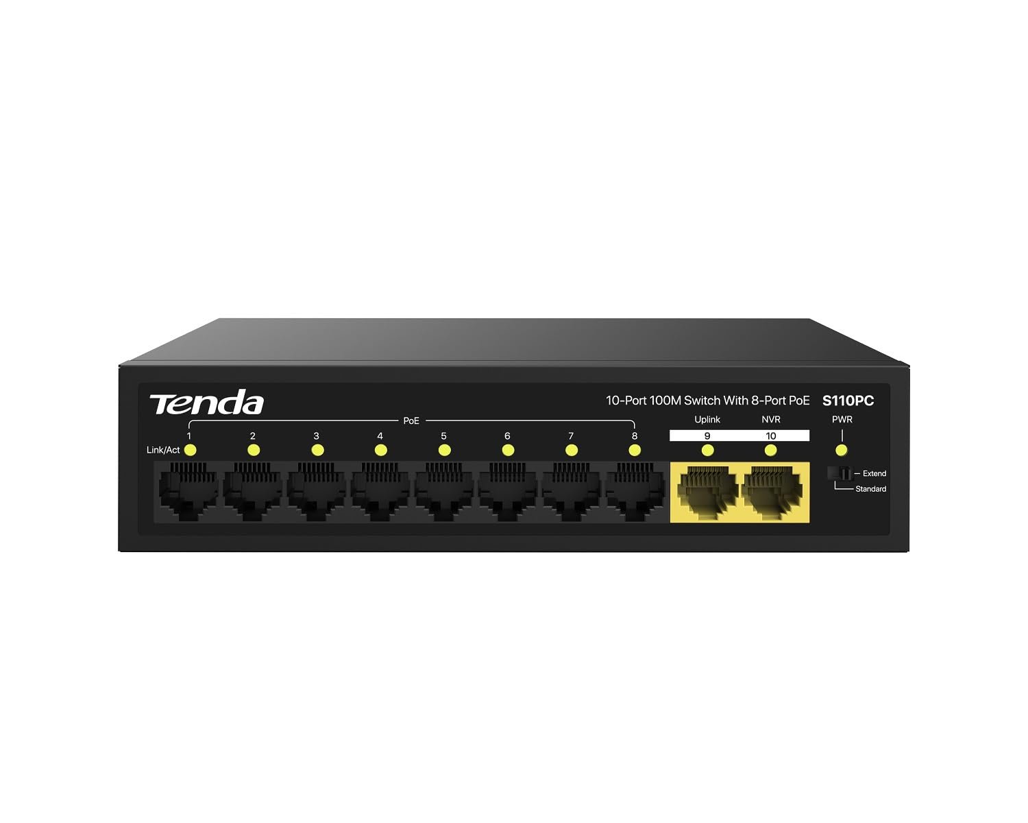 Tenda Poe  8+2 Port  S110PC