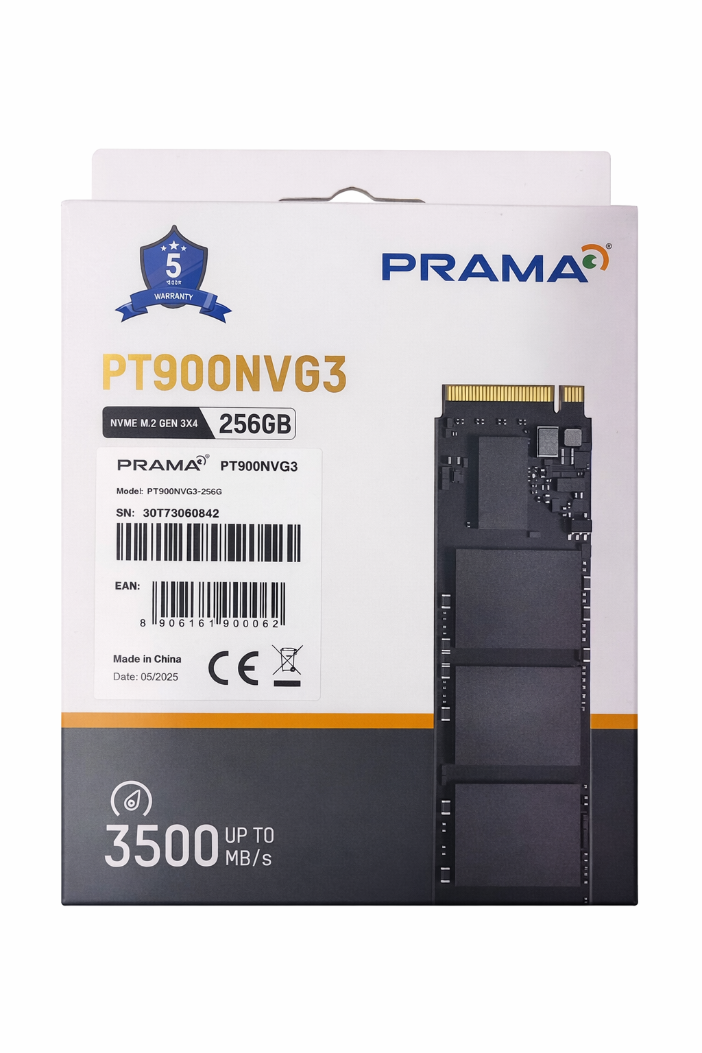 Prama NVME 256GB (PT900NVG3-256G)