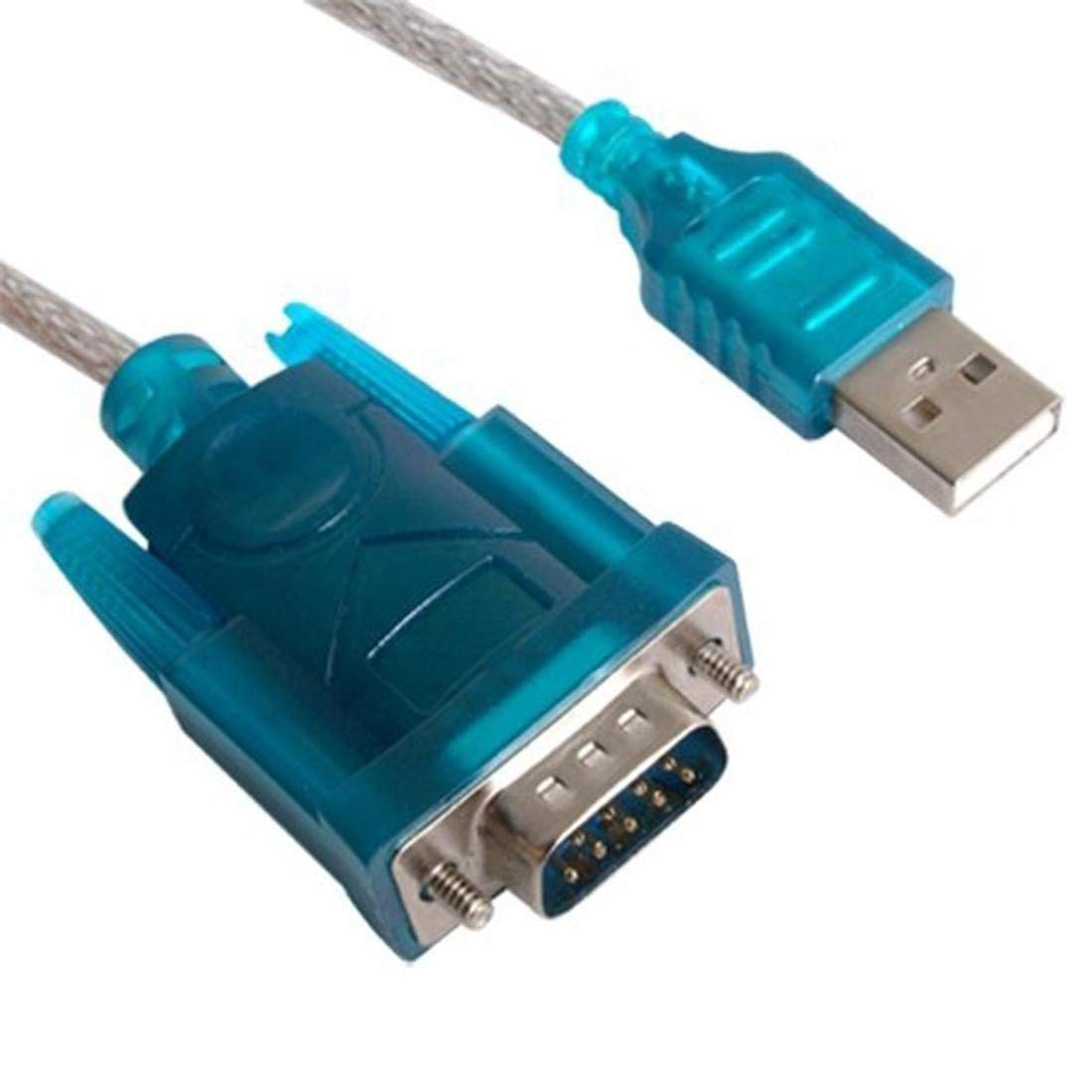 USB To Serial (9 Pin)  Cable 1.5mtr. Silver Cable