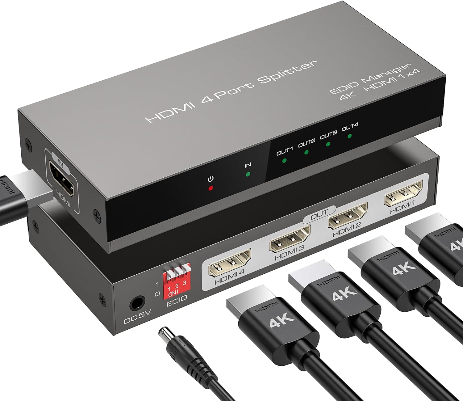 HDMI Splitter 4 Port 4k