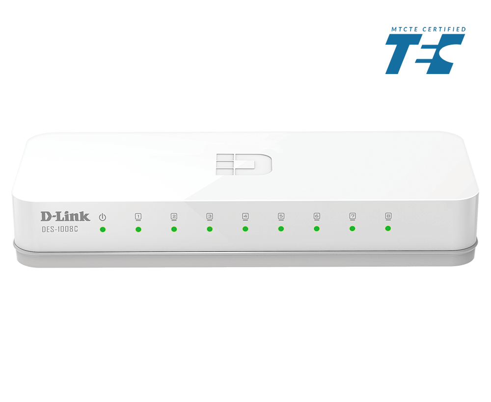 D-Link Desktop Switch (DES-1008C)