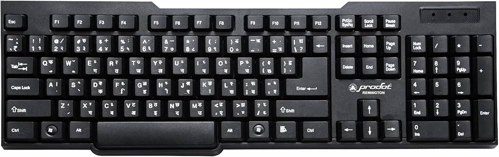 Prodot Keyboard USB Hindi