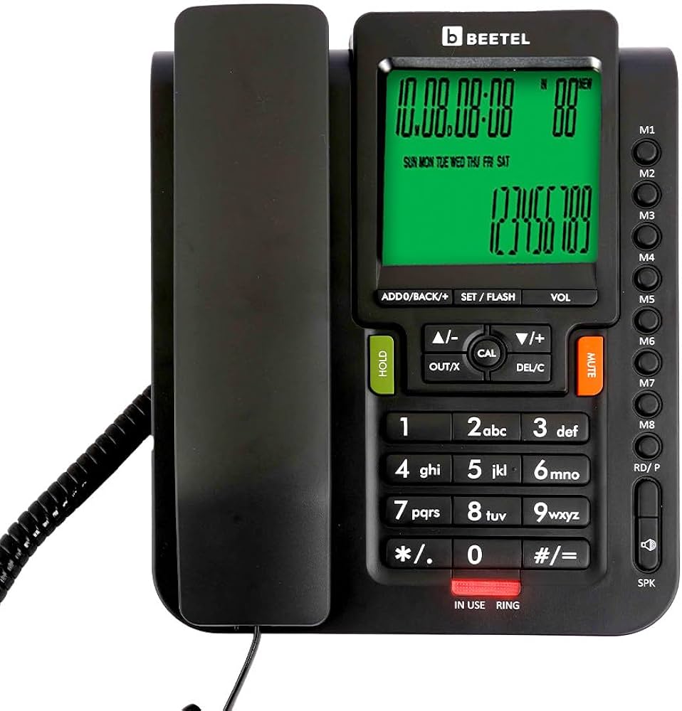 Beetel Telephone Instrument M71 With Display And Speaker Caller ID